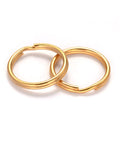 304 Stainless Steel Split Key Rings, Golden 304 Stainless Steel Split Key Rings, Golden Size: about 20mm in diameter, 2.2mm wide, 1.8mm thick.