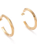 304 Stainless Steel Stud Earrings, Golden 50mm (1 PAIR) 304 Stainless Steel Stud Earrings, Golden 50mm (1 PAIR)