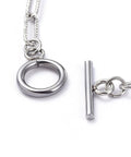 304 Stainless Steel Textured Paperclip Chains Necklace (41.5cm) 304 Stainless Steel Textured Paperclip Chains Necklace (41.5cm)