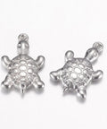 304 Stainless Steel Turtle Pendants, 13x19.5mm 304 Stainless Steel Turtle Pendants, 13x19.5mm