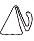 304 Stainless Steel Twisted Curb Chain Necklaces, Gunmetal, 55.5cm 304 Stainless Steel Twisted Chain Curb Chain Necklaces, with Lobster Claw Clasps, Gunmetal Size: about 21.85"(55.5cm) long, 3mm wide, link: 4x3x0.8mm.