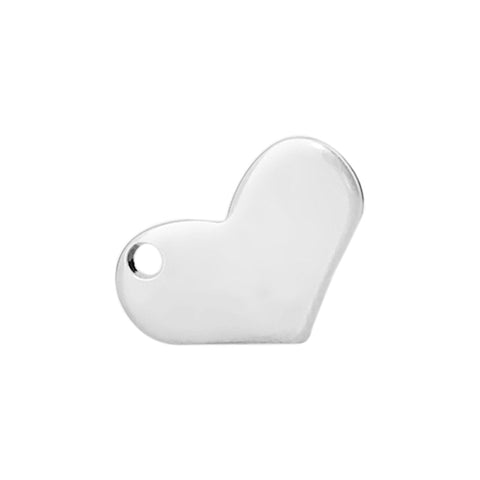 316 Stainless Steel Pendants, Heart, 19mm long 316 Stainless Steel Pendants, Heart, Stainless Steel Color Size: about 19mm long, 12mm wide, 1.5mm thick, hole: 2mm