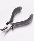 45# Carbon Steel Jewelry Pliers, Bent Nose Pliers (1 PC) 45# Carbon Steel Jewelry Pliers, Bent Nose Pliers (1 PC)