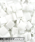 50g MIYUKI TILA BEADS WHITE OPAQUE (MTL-0402-50G) TILA BEADS WHITE OPAQUE