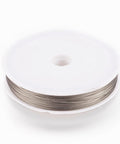 70m/Roll Tiger Tail Wire, Nylon-coated Steel, Light Grey 0.45mm 70m/Roll Tiger Tail Wire, Nylon-coated Steel, Light Grey 0.45mm