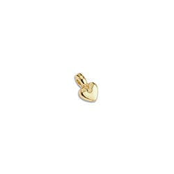 24KT GOLD PLATED 7mm Tiny heart motif Φ1.3mm (6 PCS) 7mm Tiny heart motif Φ1.3mm (6 PCS)