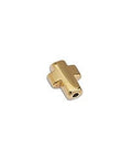 GOLD 9.8 x 7MM Cross bead with vertical hole for 1.5mm 9.8 x 7MM Cross bead with vertical hole for 1.5mm