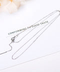 925 Sterling Silve Cable Chain Necklaces, Platinum 40cm 925 Sterling Silve Cable Chain Necklaces, Platinum 40cm