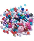 Acrylic Beads, Round, Mixed Color Size: about 2.5~21mm Acrylic Beads, Round, Mixed Color Size: about 2.5~21mm