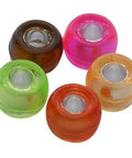 Acrylic European Beads, Large Hole Beads, Barrel, Mixed Color 9mm Acrylic European Beads, Large Hole Beads, Barrel, Mixed Color 9mm