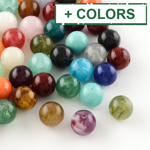 Acrylic Imitation Gemstone, 10mm Acrylic Imitation Gemstone, 10mm