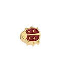 24KT.GD.PL. Alloy Bead Ladybug 9.5x9mm Alloy Bead Ladybug 9.5x9mm