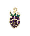 Alloy Blueberry Pendant, 10x21mm Alloy Blueberry Pendant, 10x21mm