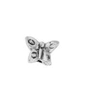 SILVER ANTIQUE Alloy Butterfly Slider 9x12.8mm Alloy Butterfly Slider 9x12.8mm