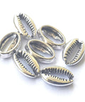 Alloy Cowrie Shells, 12x8mm Alloy Cowrie Shells, 12x8mm