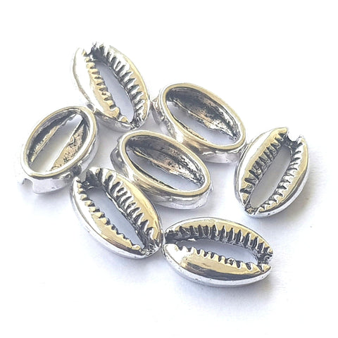 Alloy Cowrie Shells, 12x8mm Alloy Cowrie Shells, 12x8mm