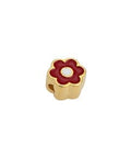 24.KT.GD.PL./RED Alloy Daisy Bead 8x9mm Alloy Daisy Bead 8x9mm