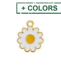 Alloy Daisy Pendant, 13x16mm Alloy Daisy Pendant, 13x16mm
