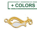 Alloy Double Fish Connector, 22x9mm Alloy Double Fish Connector, 22x9mm