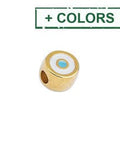 Alloy Eye Bead, 8x9mm Alloy Eye Bead, 8x9mm