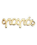 Alloy Greek Grandmother / Γιαγιά Connector, Gold Plated, 27x8mm Alloy Greek Grandmother / Γιαγιά Connector, Gold Plated, 27x8mm