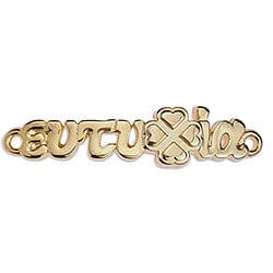 Alloy Greek Happiness / Ευτυχία Connector, 34x8mm Alloy Greek Happiness / Ευτυχία Connector, 34x8mm