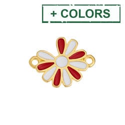 Alloy Motif Daisy, 19x15mm Alloy Motif Daisy, 19x15mm