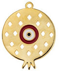 Alloy Pomegranate Pendant with Eye, 33x42mm Alloy Pomegranate Pendant with Eye, 33x42mm
