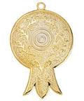 Gold Plated Alloy Pomegranate Pendant with Eye, 48mm Alloy Pomegranate Pendant with Eye, 48mm