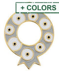 Alloy Pomegranate Pendant with Eye Pattern, 30x41mm Alloy Pomegranate Pendant with Eye Pattern, 30x41mm