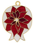Alloy Pomegranate Pendant with Flower, 45x60mm Alloy Pomegranate Pendant with Flower, 45x60mm