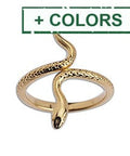 24KT GOLD PLATED Alloy Ring snake 17mm Ring snake 17mm