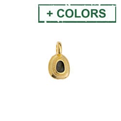(GQP8077-X) Alloy Round mini motif 11x6mm ethnic pendant for 2mm (4 PCS) (GQP8077-X) Alloy Round mini motif 11x6mm ethnic pendant for 2mm (4 PCS)