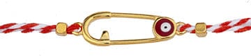 Alloy Safety Pin Motif with Eye Alloy Safety Pin Motif with Eye