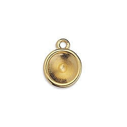 24KT. GOLD PLATED Alloy Setting ss39 with One Ring 10X14MM Alloy Setting ss39 with One Ring 10X14MM