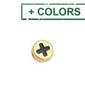 Alloy Slider Cross Bead, 7.2x7.4mm Alloy Slider Cross Bead, 7.2x7.4mm