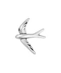 SILVER ANTIQUE Alloy Swallow Motif, 16x18mm Alloy Swallow Motif, 16x18mm