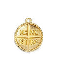 24KT GOLD PLATED Alloy Talisman 14mm pendant Talisman 14mm pendant