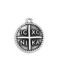SILVER ANTIQUE Alloy Talisman 14mm pendant Talisman 14mm pendant