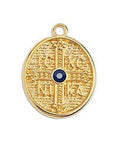Alloy Talisman Oval Cross Pendants, 18x23mm Alloy Talisman Oval Cross Pendants, 18x23mm