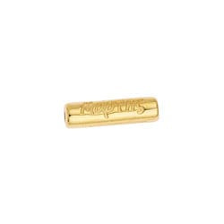GOLD PLATED Alloy Tube Bead March / Μάρτης 15x4mm Alloy Tube Bead March / Μάρτης 15x4mm