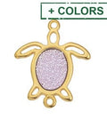 Alloy Vitraux Turtle Pendant, 22x26mm Alloy Vitraux Turtle Pendant, 22x26mm