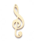 Aluminium Big Pendants, Music, Golden 50mm long Aluminium Big Pendants, Laser Cut Big Pendants, Treble Clef, Golden Size: about 50mm long, 17mm wide, 1mm thick, hole: 2mm.
