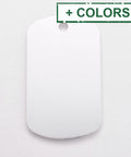 Aluminium Pendants, Pet Tag, Rectangle, 29x50mm Aluminium Pendants, Pet Tag, Rectangle, 29x50mm