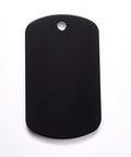 BLACK Aluminium Pendants, Pet Tag, Rectangle, 29x50mm Aluminium Pendants, Pet Tag, Rectangle, 29x50mm