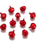 RED Aluminum Bell Pendants, 14x11.5mm Aluminum Bell Pendants, 14x11.5mm