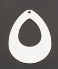 Aluminum Big Pendants, Laser Cut Big Pendants, Drop, Silver 63.5mm long Aluminium Big Pendants, Laser Cut Big Pendants, Drop, Silver  Size: about 63.5mm long, 44mm wide, 1mm thick, hole: 3mm.