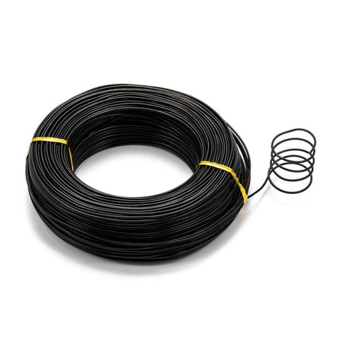 BLACK Aluminum Wire, Flexible Craft Wire, 1.5mm (15 Gauge); 100m/500g Aluminum Wire, Flexible Craft Wire, 1.5mm (15 Gauge); 100m/500g