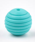 DARK TURQOUISE Baby Teething Silicone Chewing Beads For Teethers, 15mm Baby Teething Silicone Chewing Beads For Teethers, 15mm