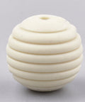 BEIGE Baby Teething Silicone Chewing Beads For Teethers, 15mm Baby Teething Silicone Chewing Beads For Teethers, 15mm
